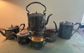 GORHAM SILVERPLATE COFFEE AND TEA SERVICE