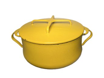 Dansk Kobenstyle Yellow Enamelware Pan