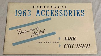 1963 Studebaker Lark, Cruiser Accessories Booklet