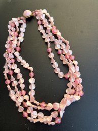 Made In West Germany - Pink Necklace