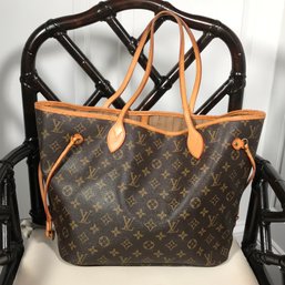 Fantastic Louis Vuitton Medium Sized Neverfull Bag - Brown Monogram LV - Beautiful Bag - Great Condition !