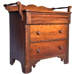 A 19th Century American Hickory Wash Stand - Nicely Restored