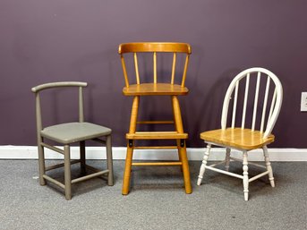 A Cute Grouping Of Children's Chairs