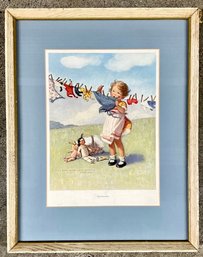 Jessie Wilcox Smith Framed Print, Dollies Day