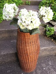 Attractive Willow Wicker Floor Basket Vessel