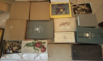 BOX OF 13 WOOD ANTIQUE JIGSAW PUZZLES