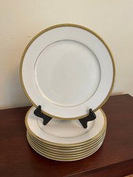 Charter Club Grand Buffet Gold Dinner Plates - 8 Pieces