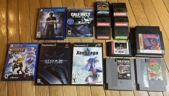 Large Video Game Lot- Nintendo Entertainment System, Intellivision, Sega Genesis, Playstation 2,3 And 4
