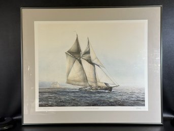 A Limited Edition Seascape Print By D.A. Remley, Cutting For The Banks, Pencil-Signed & Numbered