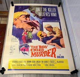 The Boy Cried Murder Movie Poster 1966 Universal Pictures