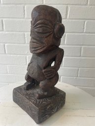 Vintage Oceanic Peu Maori Statue