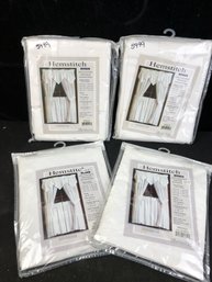 Hemstitch Tailored Pairs With Tie Backs In Packages