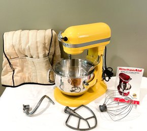 Kitchen Aid Professional 600 Series In Yellow- Six Quart, 575 Watt