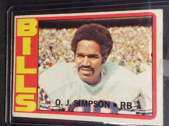 1972 Topps O.J. Simpson - M