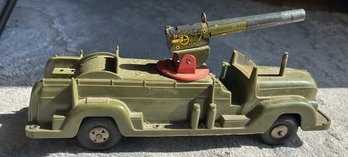 Vintage 1950s MARX Fire Prevention Anti Aircraft No. 12 Truck