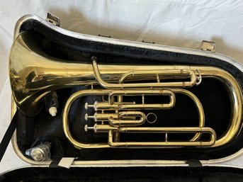 Professional BERKELEY BRASS EUPHONIUM- BRAND NEW IN HARD CASE- Original $1860- Price Tag