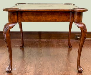 A Vintage Fruit Wood Card, Or Game Table