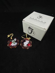 Vintage Fenton Christmas Ornaments