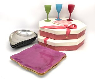 Better Serving Ware - Includes Ramekins By Williams Sonoma And Limoges Dessert Plates