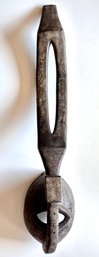 Vintage African Carved Wood Dogon Mask By The Mossi