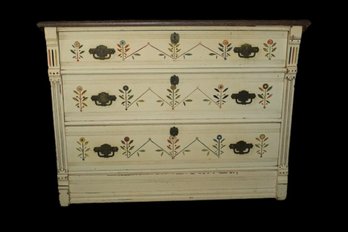 Eastlake Style Dresser, Hand Painted