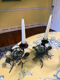 Metal Nest Candle Holders