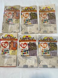 1999 McDonalds Teenie Beanie Babies Clubhouse Bags