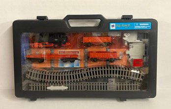 Newray Toytown Battery Operated Black & Red Train Set