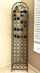 A Large Metal Wine Rack - Wine Not Included!