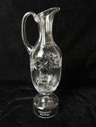 Founder's Trophy Glass Pitcher