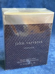 John Varvatos Vintage Eau De Toilette Spray Perfume 2.5fl Oz New In Box NIB, Never Opened