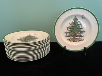 Spode Christmas Tree 10.5' Dinner Plates