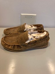 Bed Sut Leather Loafers Boat Shoes Size 10