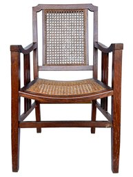 An English Arts And Crafts Arm Chair, Possibly Mackintosh