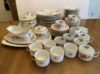 Epiag Czechoslovakia China Set For 12, 65 Pieces ( Left Side Buffet).