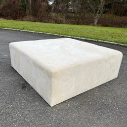 A Mitchell Gold & Bob Williams - Samson - Large - Ultra Suede - Off White - Ottoman