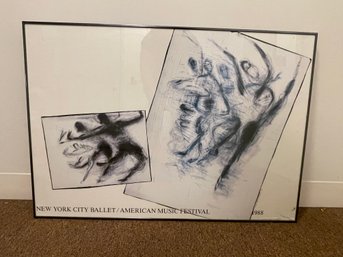 'New York City Ballet / American Music Festival' Poster In Frame