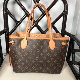 Gorgeous Louis Vuitton Neverfull Small Purse - Brown Monogram LV Canvas - Very Pretty Piece - Super Nice !