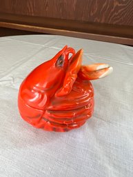 Royal Bayreuth Langoustine Lobster Salt Cellar Or Condiment Pot