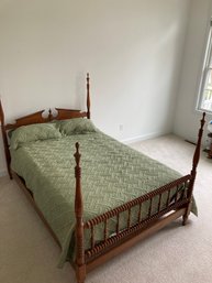 Full Size Wood Bed With Headboard And Footboard