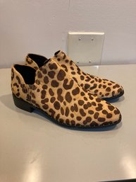 Steve Madden Calf Hair Animal Print Booties Women Size 8