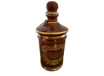 Vintage Liquor Bottle - Paul Masson Brandy