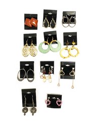 11 Pairs Of Ladies Estate Earrings.