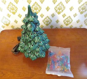 Ceramic Light Up Green Christmas Tree Holland Mold