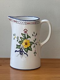 Signed Vintage Tiffany & Co Hand Painted Lisbon Portugal Pitcher