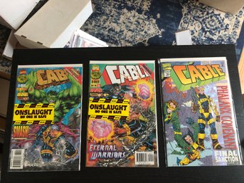 3 - Cable Comics Phase 1 & 2 & Final Sanction Part 2.   Lot 125