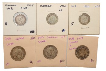 Canadian Silver Coin Lot