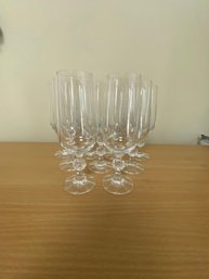 Claudia Crystal Champagne Flute Glasses