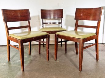 A Trio Of Vintage Thomasville Mahogany Side Chairs, C. 1960's