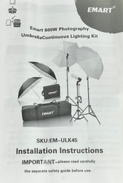 EMart 600W Photography Lighting Kit